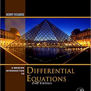 Solutions Manual for A Modern Introduction to Differential Equations 2nd Edition by Henry J. Ricardo