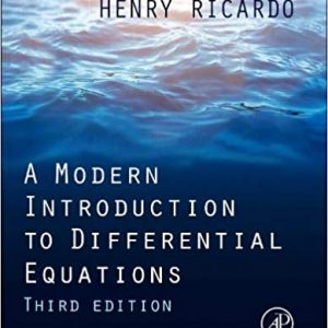 Solution Manual A Modern Introduction to Differential Equations 3rd Edition by Henry J. Ricardo