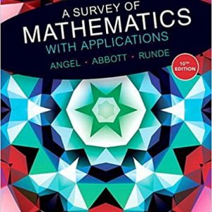 Testbook Solutions A Survey of Mathematics with Applications 10th Edition Allen Angel