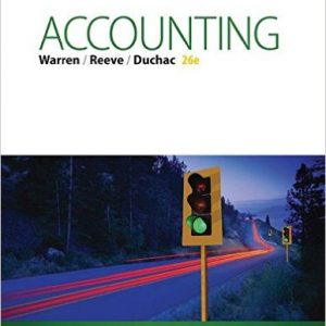 Testbook Solutions Accounting 26th Edition Carl Warren