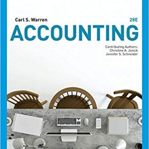 Solution Manual Accounting 28th Edition by Carl S. Warren