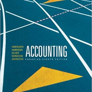 Solutions Manual for Accounting Volume 2 8th Canadian Edition by Charles T. Horngren