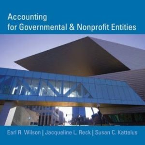 Solutions Manual for Accounting for Governmental and Nonprofit Entities 15th Edition by Jacqueline Reck