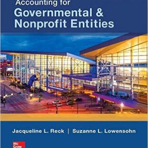 Testbook Solutions Accounting for Governmental and Nonprofit Entities 17th Edition Reck Wilson