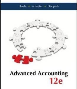 Testbook Solutions Advanced Accounting 12th Edition Hoyle