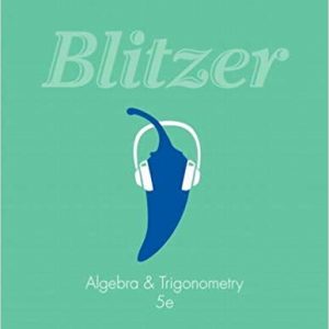 Solutios Manual for Algebra and Trigonometry 5th Edition by Robert F. Blitzer