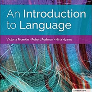 Solution Manual An Introduction to Language 11th Edition by Victoria Fromkin