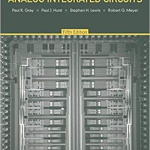 Testbook Solutions Analysis and Design of Analog Integrated Circuits 5th Edition by Paul R. Gray