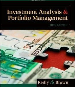 Testbook Solutions Analysis of Investments and Mangement of Portfolios International 10th Edition Reilly