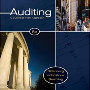 Solutions Manual for Auditing A Business Risk Approach 8th Edition by Larry E. Rittenberg