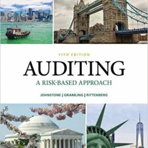 Testbook Solutions Auditing A Risk Based Approach 11th Edition Karla Johnstone