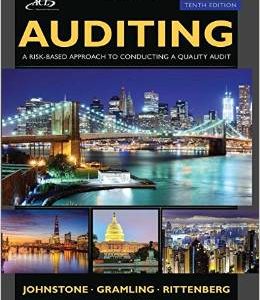 Testbook Solutions Auditing A Risk Based Approach to Conducting a Quality Audit 10th Edition Karla Johnstone