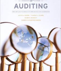 Testbook Solutions Auditing The Art and Science of Assurance Engagements 12th Canadian Edition Alvin Arens