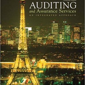 Testbook Solutions Auditing and Assurance Services An Integrated Approach 13th Edition by Alvin A Arens