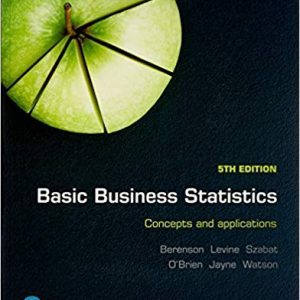 Solutios Manual for Basic Business Statistics 5th Edition by Mark