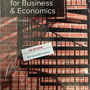 Solutions Manual for Basic Statistics for Business and Economics 9th Edition by Douglas A. Lind