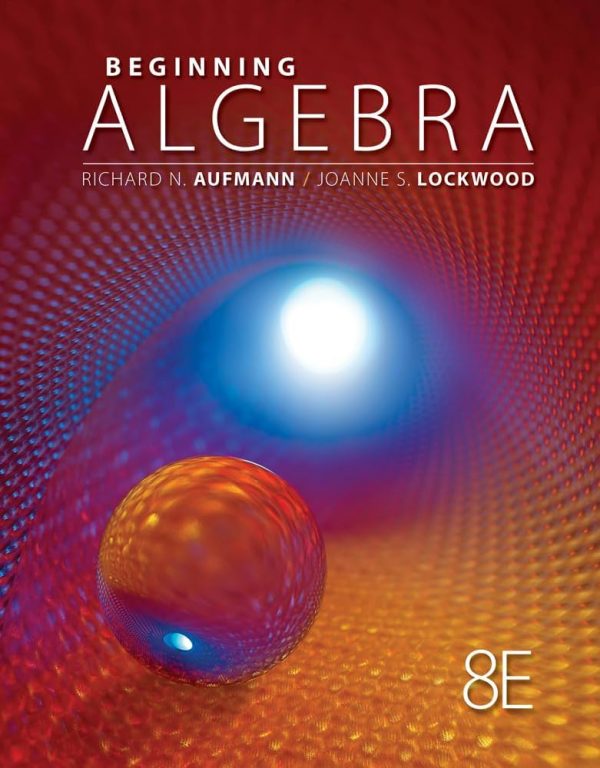 Solution Manual Beginning Algebra 8th Edition by Richard Aufmann