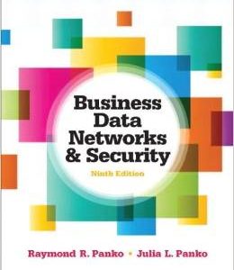 Testbook Solutions Business Data Networks and Security 9th Edition Raymond Panko