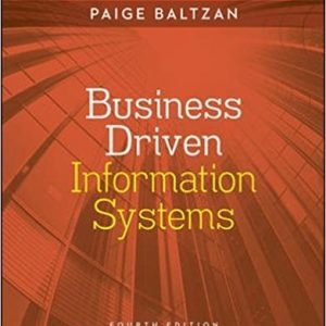 Testbook Solutions Business Driven Information System 4th Edition Paige Baltzan