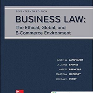 Solutios Manual for Business Law 17th Edition by Arlen W Langvardt