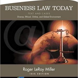 Solutions Manual for Business Law Today Comprehensive 10th Edition by Roger LeRoy Miller