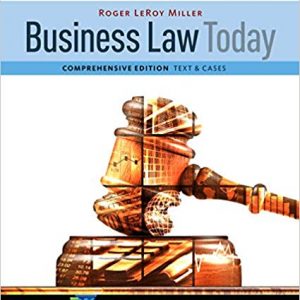 Solutions Manual for Business Law Today Comprehensive 11th Edition by Roger LeRoy Miller