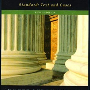 Solutions Manual for Business Law Today Standard Text and Cases 10th Edition by Roger Leroy Miller