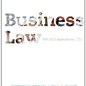 Testbook Solutions Business Law with UCC Applications 13th Edition by Gordon W. Brown