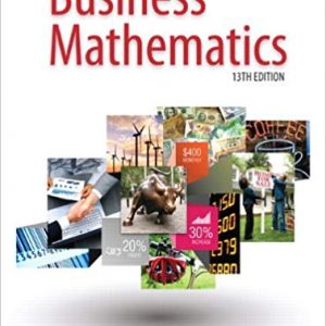 Testbook Solutions Business Mathematics 13th Edition by Gary Clendenen