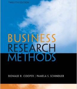 Testbook Solutions Business Research Methods 12th Edition Donald Cooper