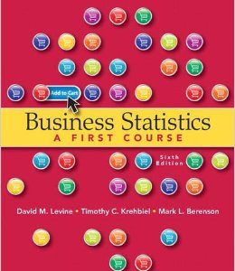 Testbook Solutions Business Statistics A First Course 6th Edition David Levine Timothy Krehbiel