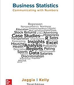 Solutios Manual for Business Statistics Communicating with Numbers 3rd Edition by Sanjiv Jaggia