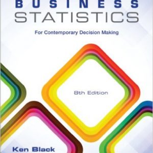 Testbook Solutions Business Statistics For Contemporary Decision Making 8th Edition Ken Black