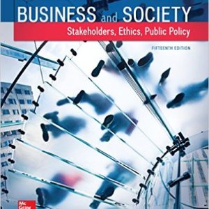 Testbook Solutions Business and Society Stakeholders Ethics Public Policy 15th Edition Anne Lawrence