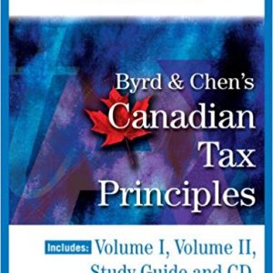 Testbook Solutions Byrd and Chens Canadian Tax Principles 2012 2013 Edition by Clarence Byrd