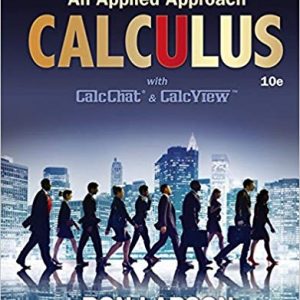 Testbook Solutions Calculus An Applied Approach 10th Edition by Ron Larson