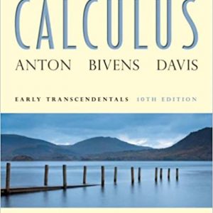 Solution Manual Calculus Early Transcendentals 10th Edition by Howard Anton