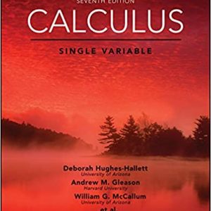 Solution Manual Calculus Single Variable 7th Edition by hughes hallett