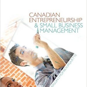 Testbook Solutions Canadian Entrepreneurship and Small Business Management 9th Edition Balderson