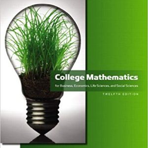 Testbook Solutions College Mathematics for Business Economics Life Sciences and Social Sciences 12th Edition by Raymond A. Barnett