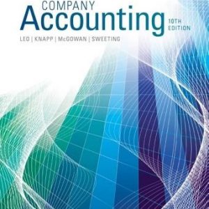 Testbook Solutions Company Accounting 10th Edition Ken Leo