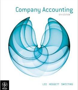 Testbook Solutions Company Accounting 9th Edition Ken Leo