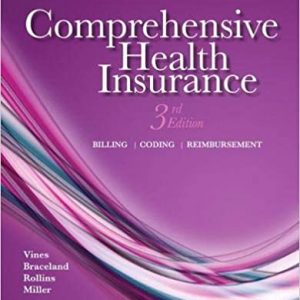 Solution Manual Comprehensive Health Insurance Billing Coding and Reimbursement 3rd Edition by Deborah Vines