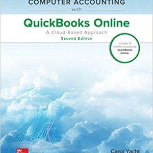 Testbook Solutions Computer Accounting with QuickBooks Online A Cloud Based Approach 2nd Edition Carol Yacht