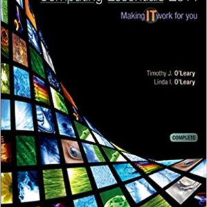 Solutions Manual for Computing Essentials Intro 2014 24th Edition by Timothy OLeary