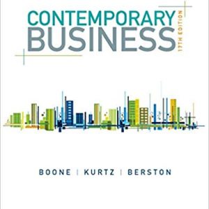 Testbook Solutions Contemporary Business 17th Edition by Louis E. Boone