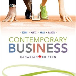 Testbook Solutions Contemporary Business 1st Canadian Edition by Louis E. Boone