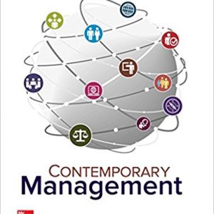 Testbook Solutions Contemporary Management 10th Edition Gareth Jones