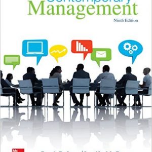 Testbook Solutions Contemporary Management 9th Edition Gareth Jones