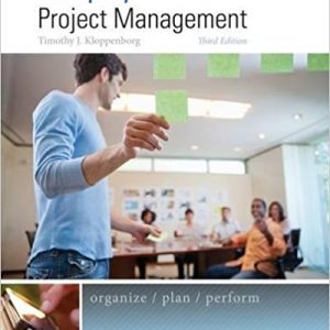 Testbook Solutions Contemporary Project Management 3rd Edition Timothy Kloppenborg